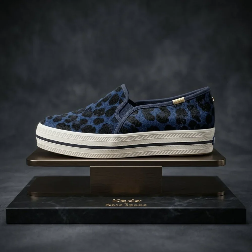 Keds x Kate Spade New York Champion Leopard Print – Size 7.5